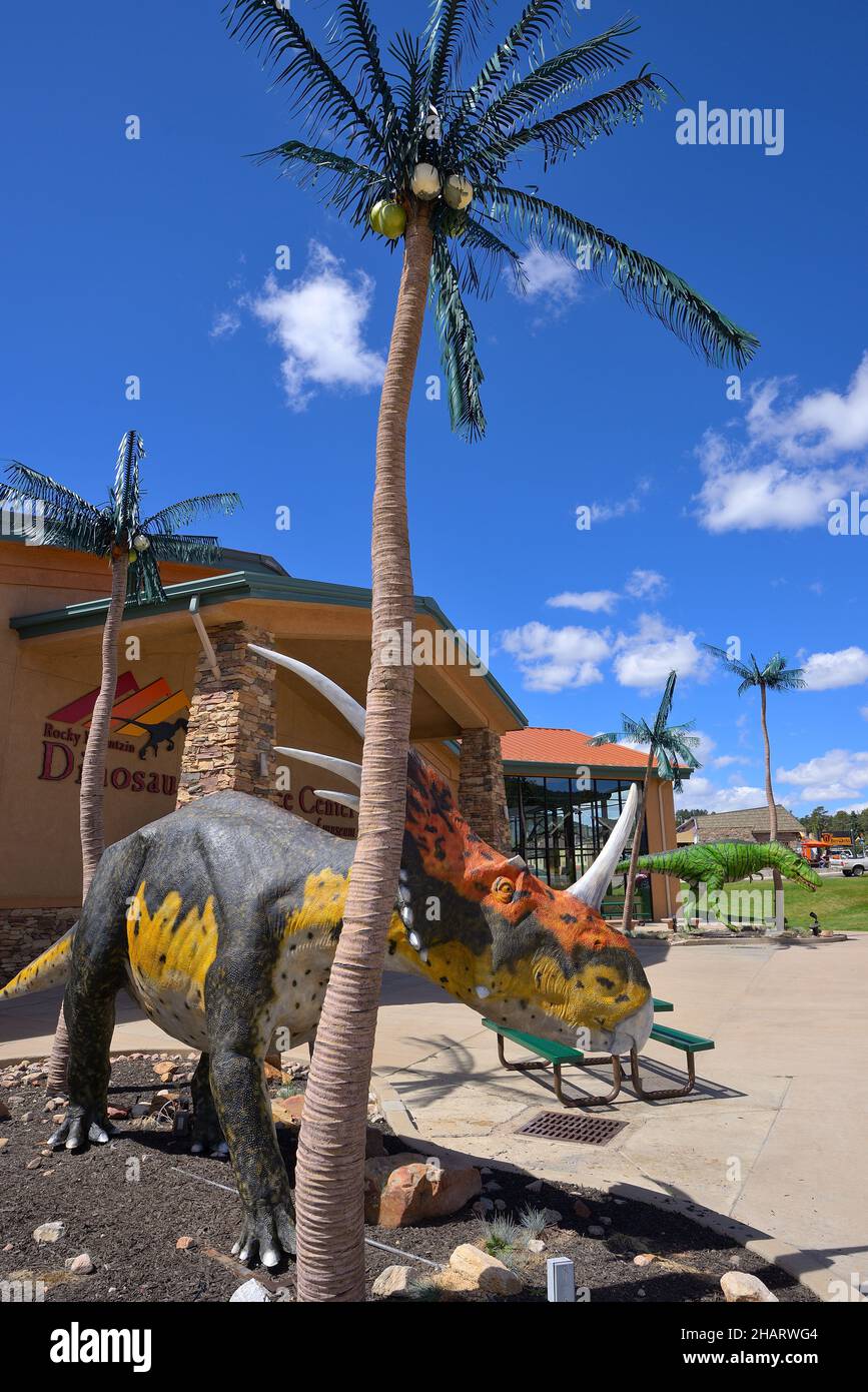 The Rocky Mountain Dinosaur Resource Center, Woodland Park CO Stock