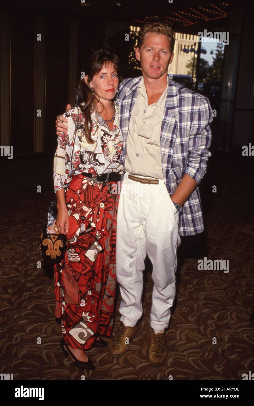 William Katt and wife Deborah attend NBC Television Affiliates Party on June 18, 1986 at the Century Plaza Hotel in Century City, California. Credit: Ralph Dominguez/MediaPunch Stock Photo