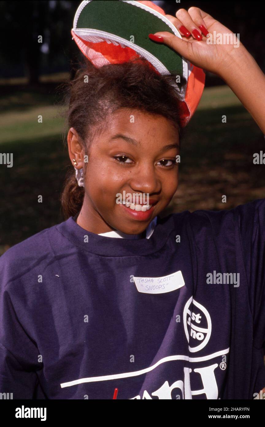 Tasha Scott 1989 Credit: Ralph Dominguez/MediaPunch Stock Photo - Alamy