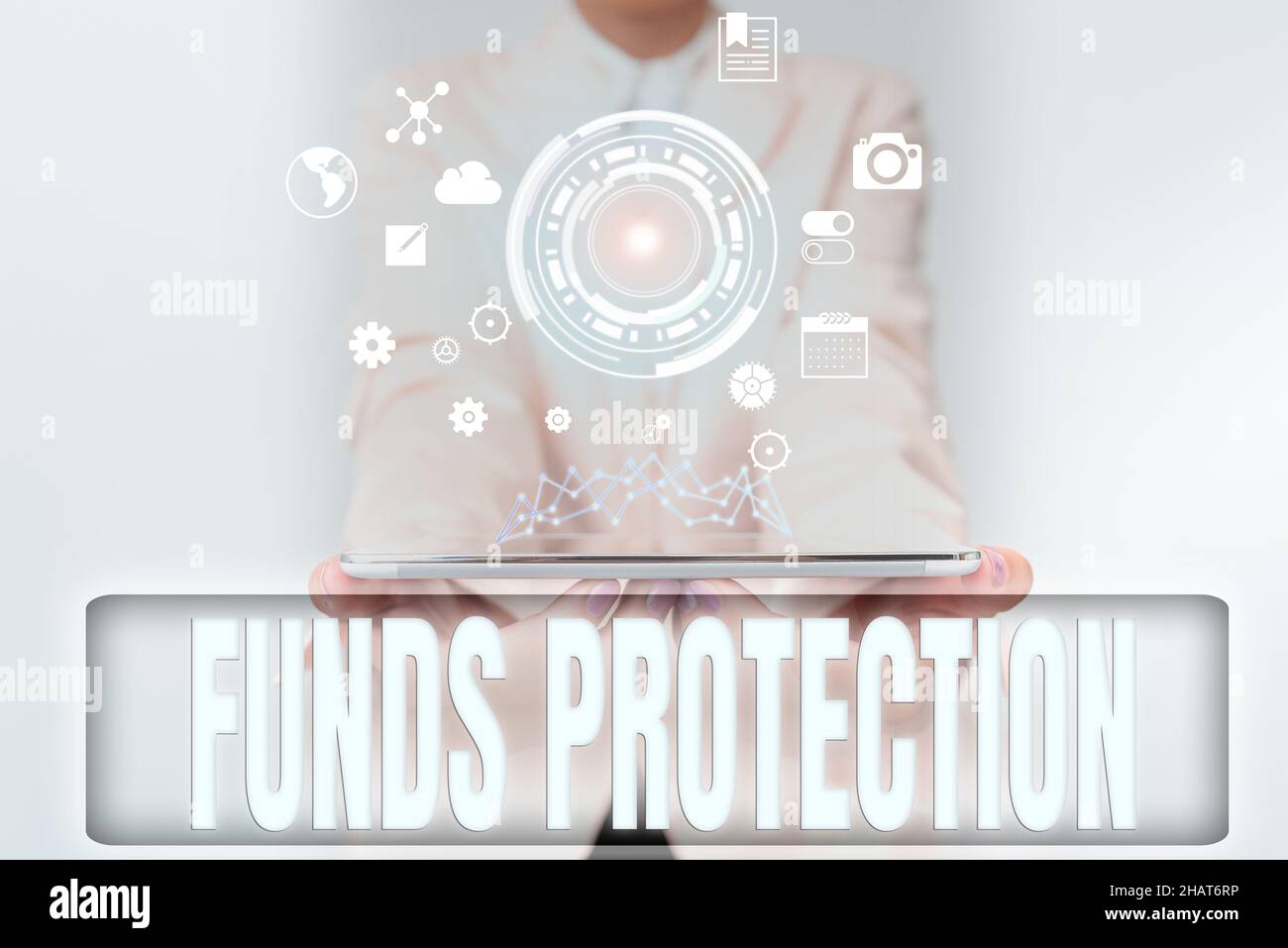 Inspiration showing sign Funds Protection. Concept meaning promises ...