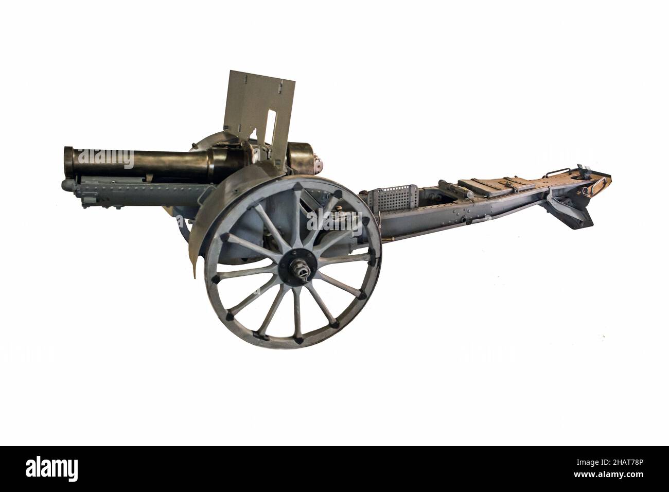 Musée de l'Artillerie,Draguignan : Scheider 105mm mountain gun1919-1928 mod Stock Photo