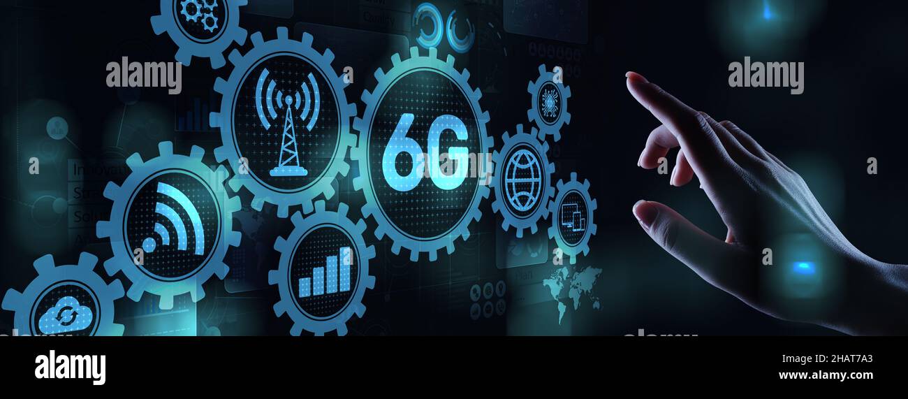 6G New generation telecommunication fast internet and technology ...