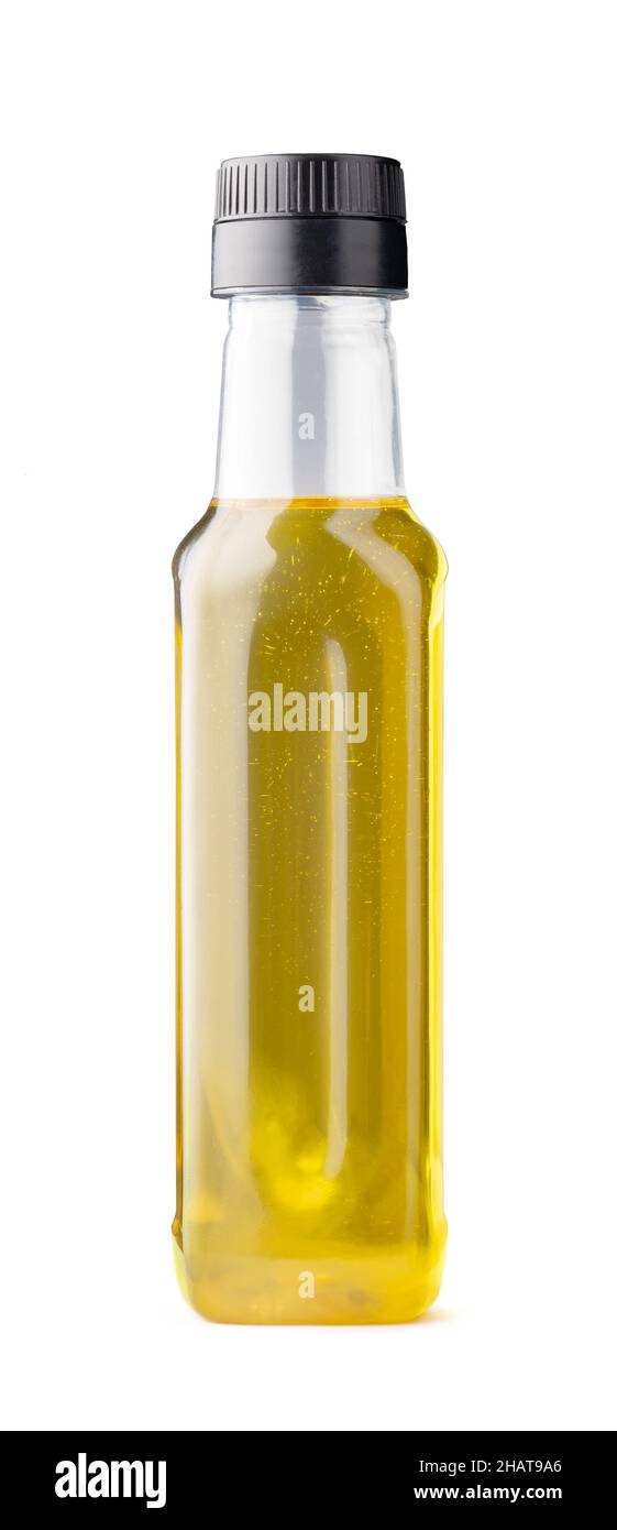 Olive oil bottle isolated on white background Stock Photo - Alamy