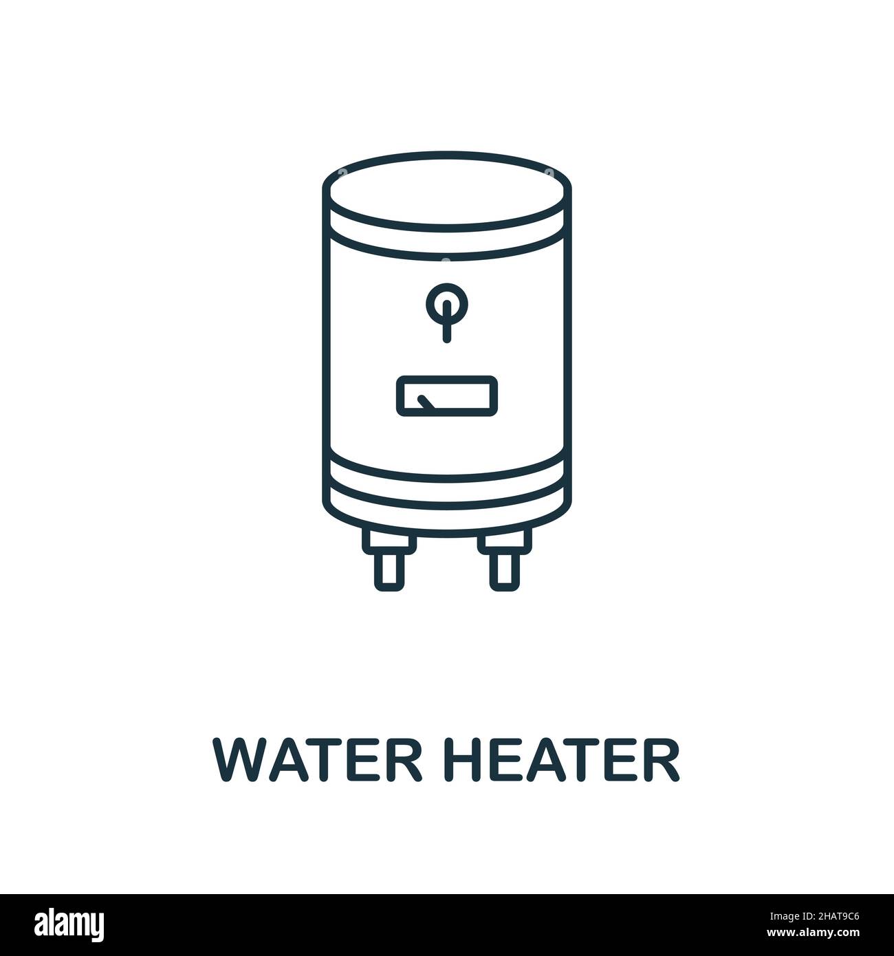 Propane gas water tank Stock Vector Images - Alamy