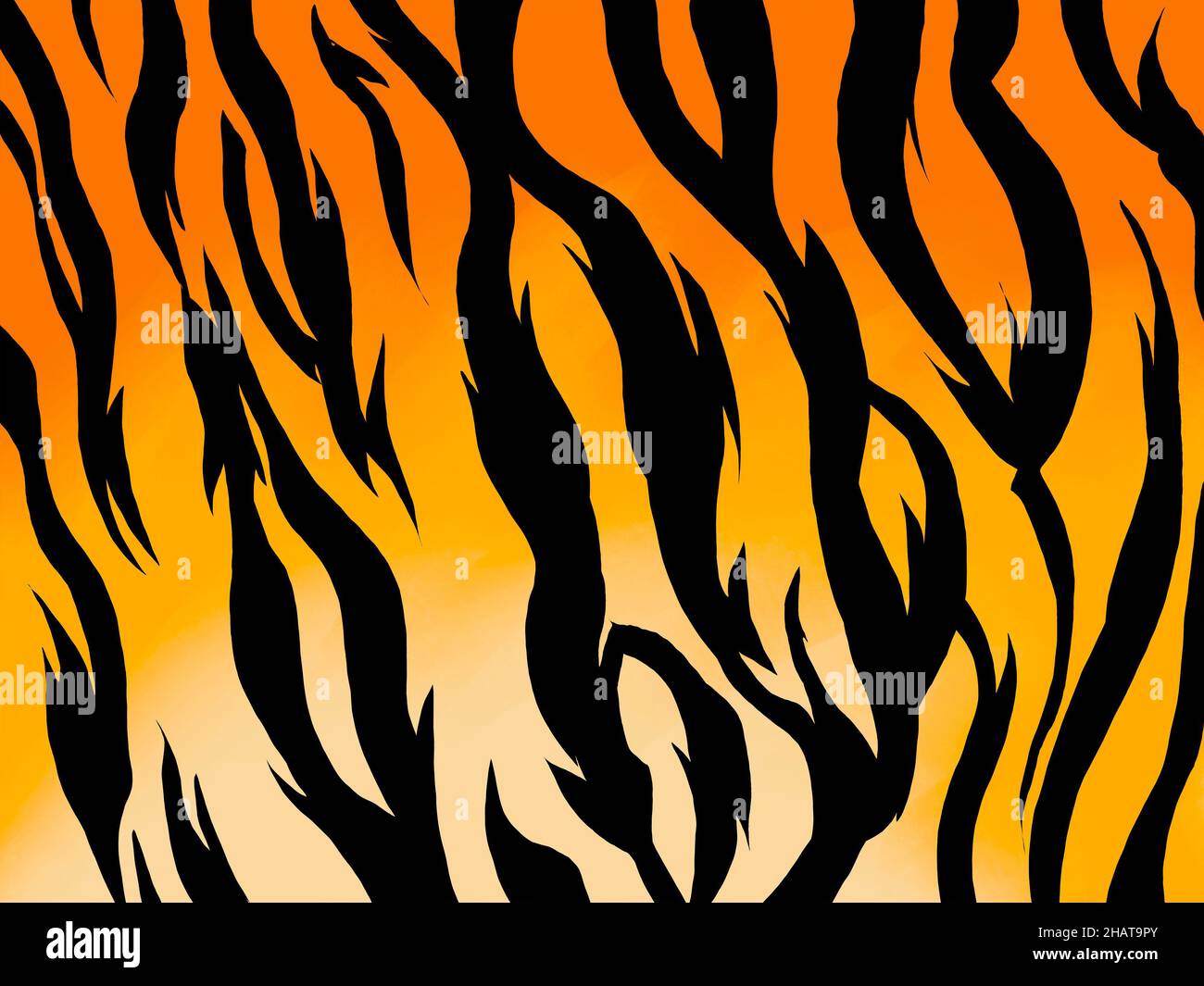 tiger skin texture background. pattern tiger orange gradation stripe ...