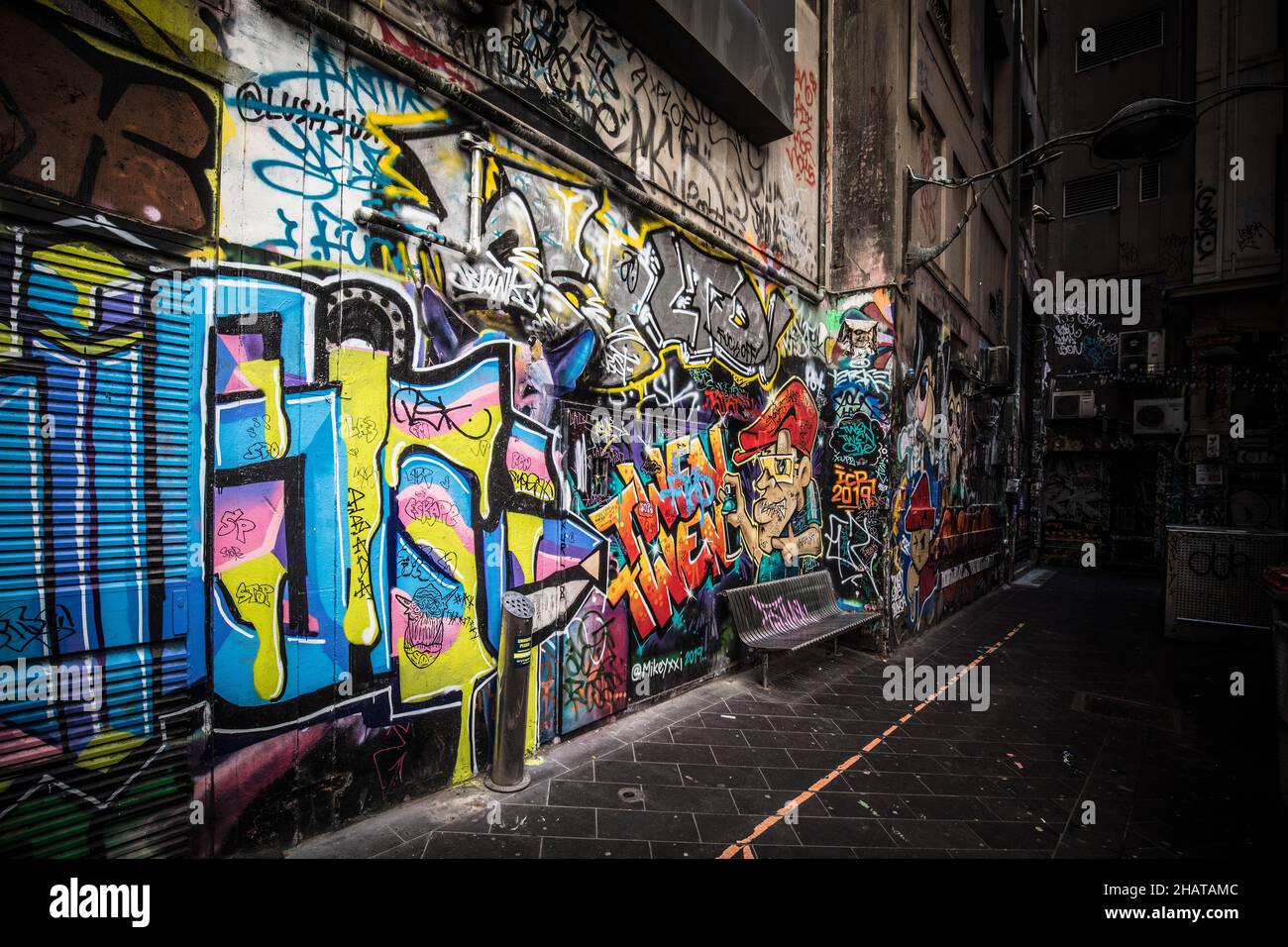 Melbourne Street Art in Australia Stock Photo Alamy