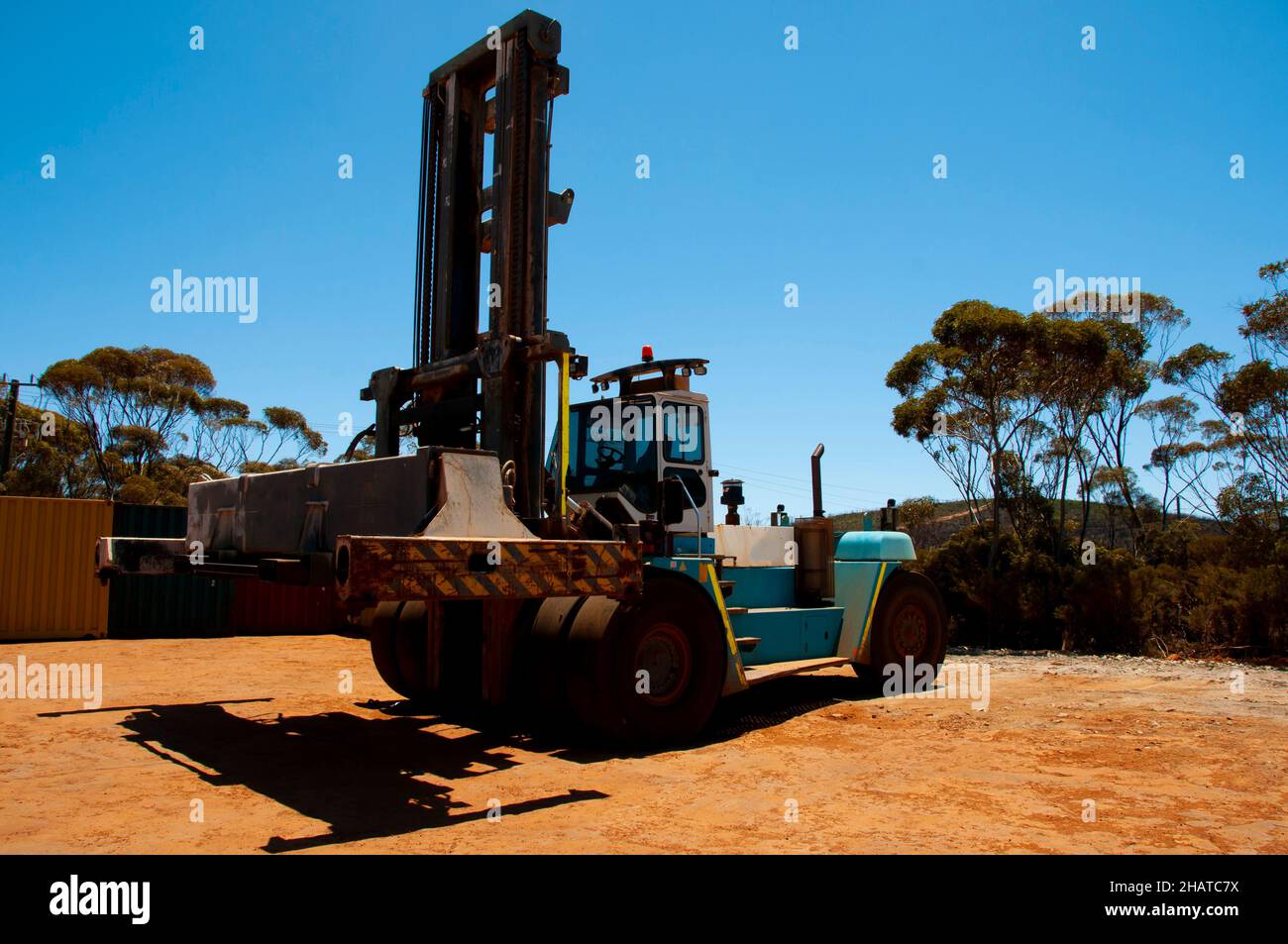 Hyster Forklift for High Capacity Stock Photo