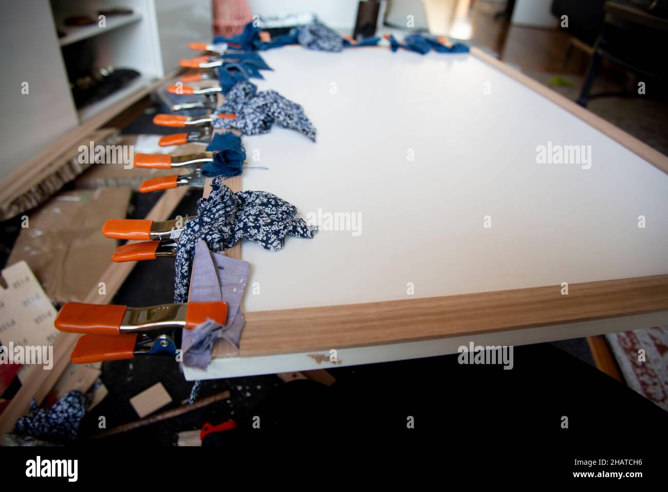Do It Yourself Cabinets Construction Stock Photo