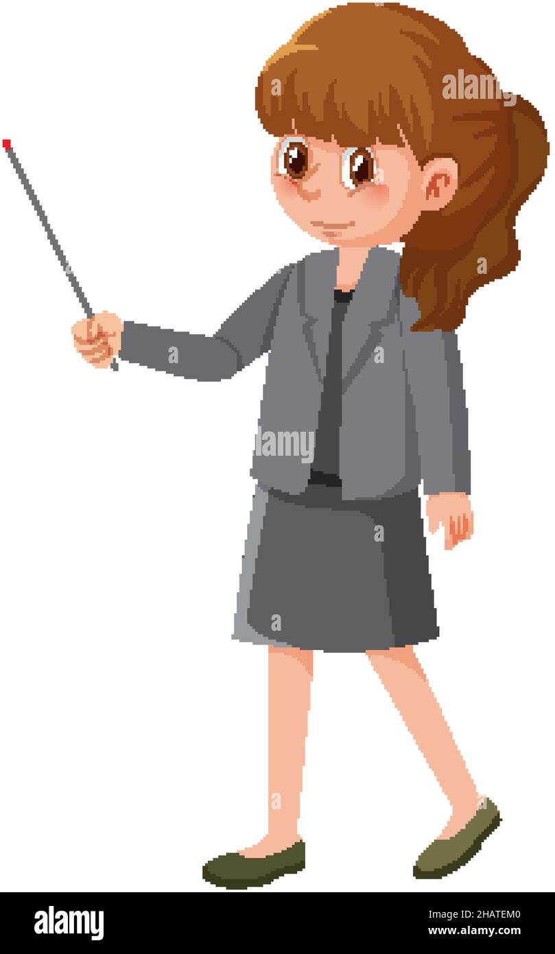 teacher teaching clipart animation