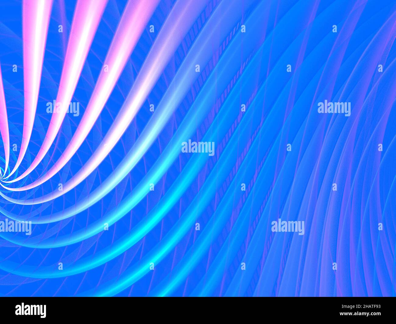 Blue Decorative abstract background for modern design. colored fractals and geometric shapes Stock Photo