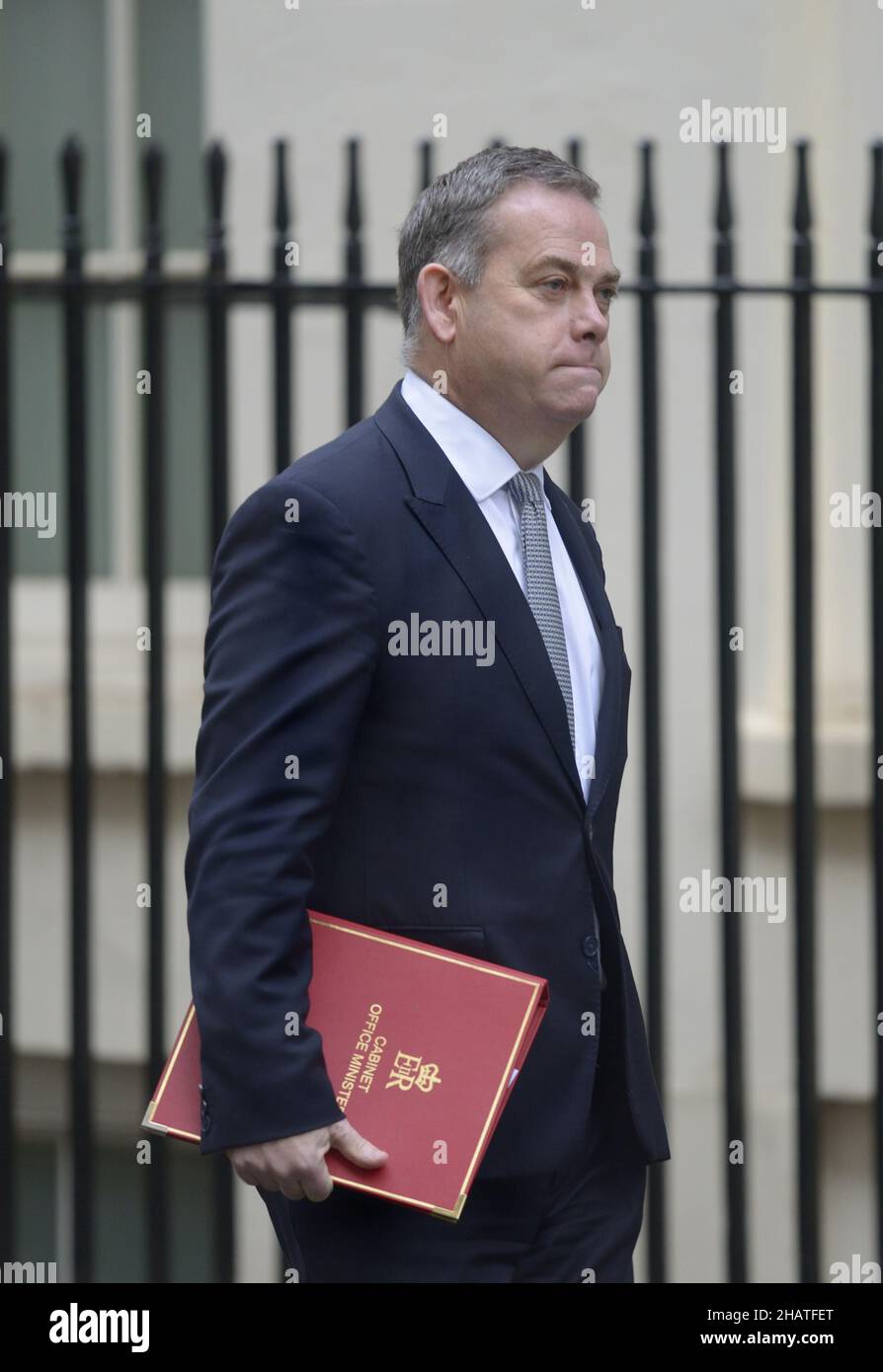 Nigel Adams MP (Con: Selby and Ainsty) Minister of State (Minister without Portfolio) in Downing Street, 14th December 2021 Stock Photo