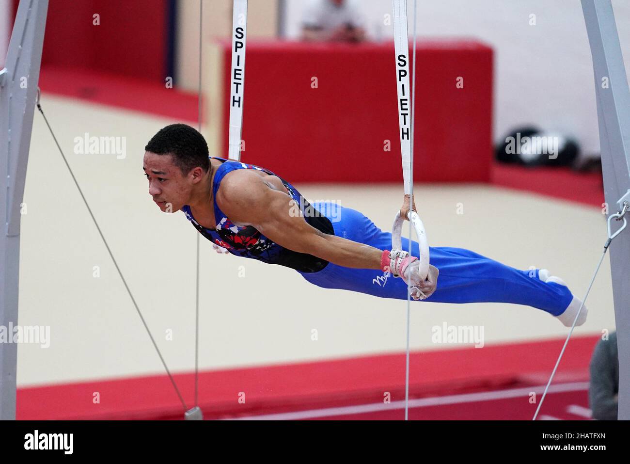 Joe Fraser trains at Lilleshall ahead of the World Championships in
