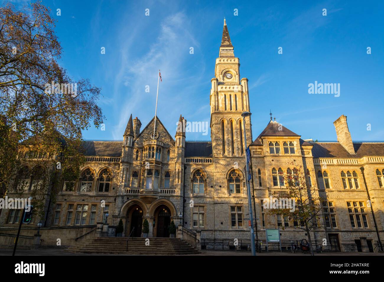 Ealing Town hall, a distinctive late-Victorian gothic building on Ealing Broadway, London borough of Ealing, London, England, UK Stock Photo