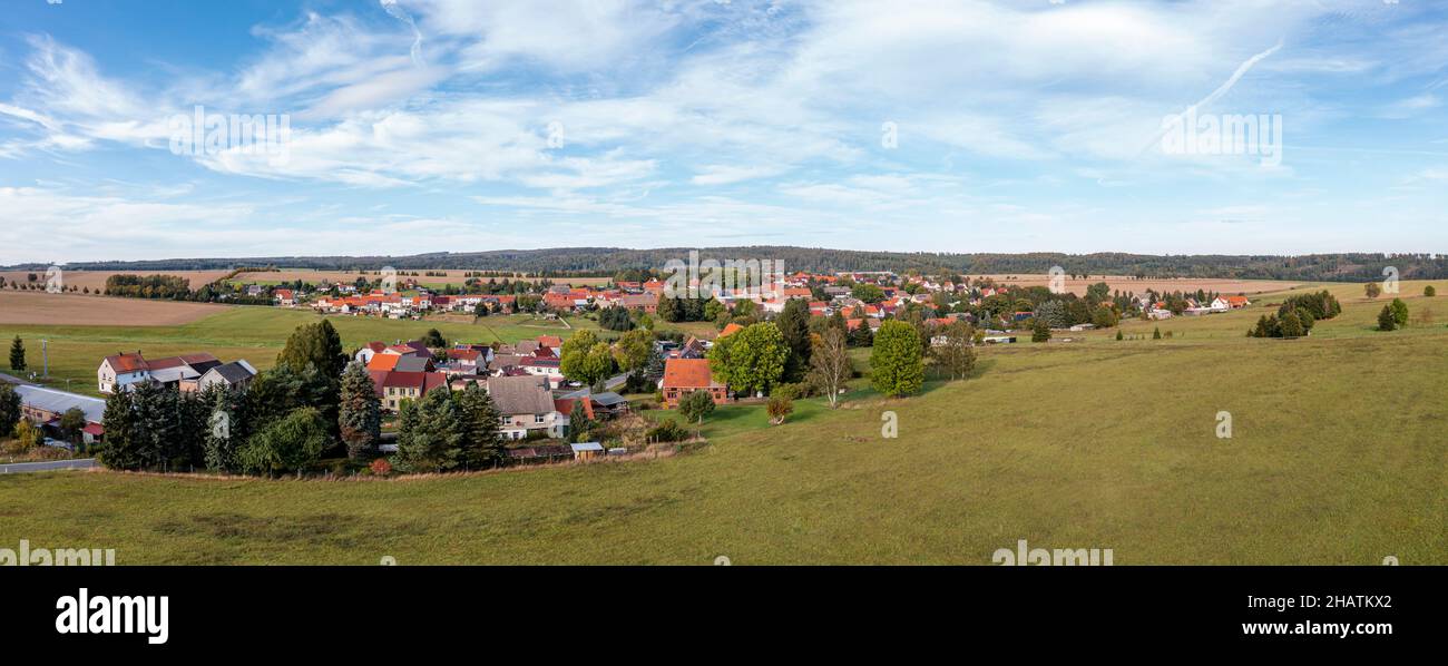 Luftbild Siptenfelde im Harz Stock Photo - Alamy