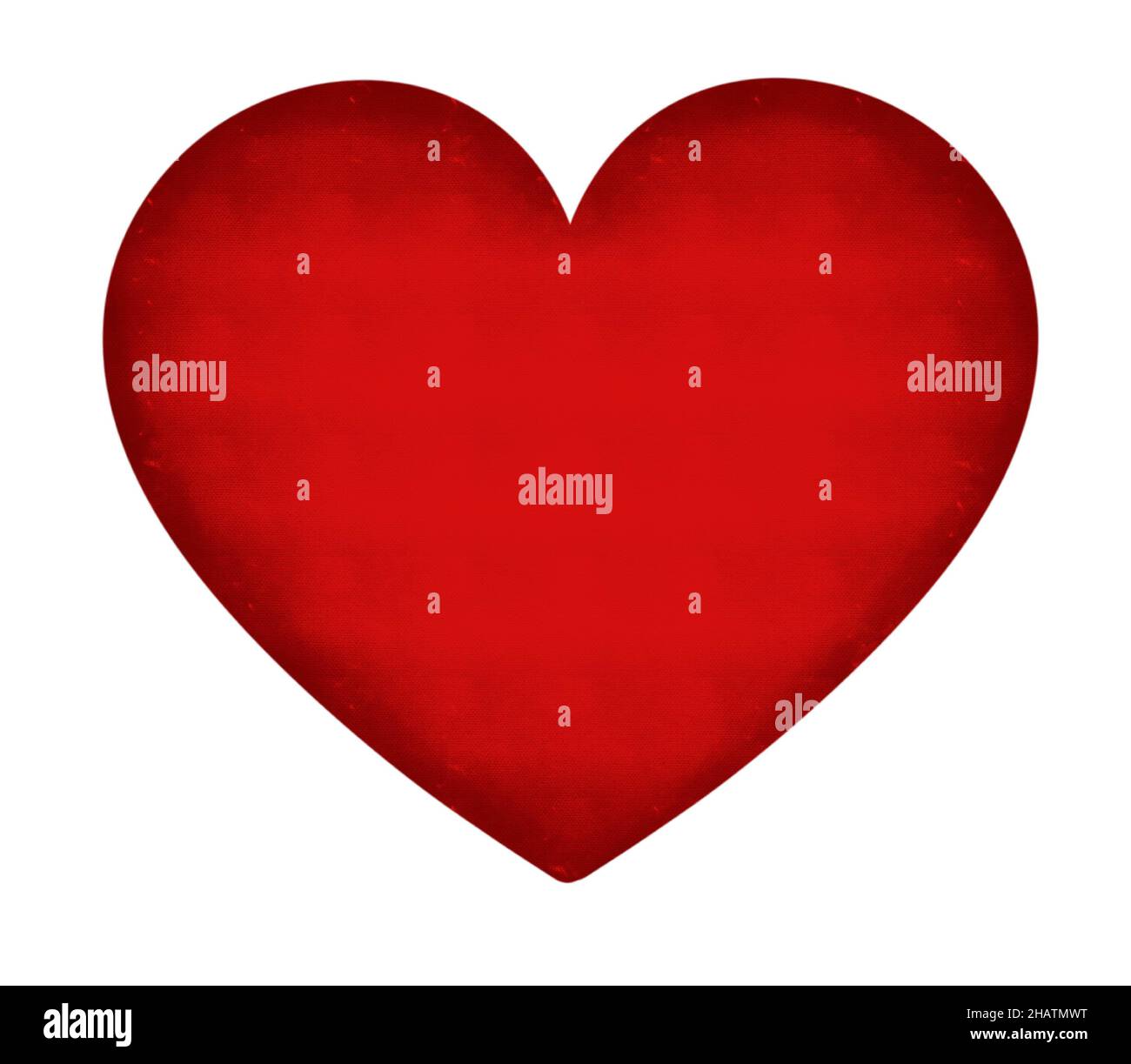 Watercolor red heart isolated illustration Stock Photo - Alamy