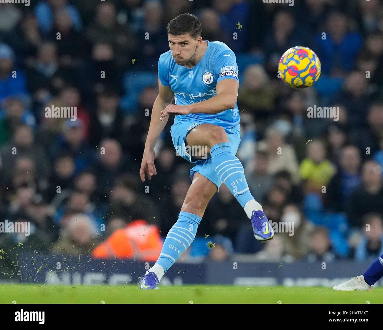 Manchester, England, 14th December 2021. Ruben Dias of Manchester City ...