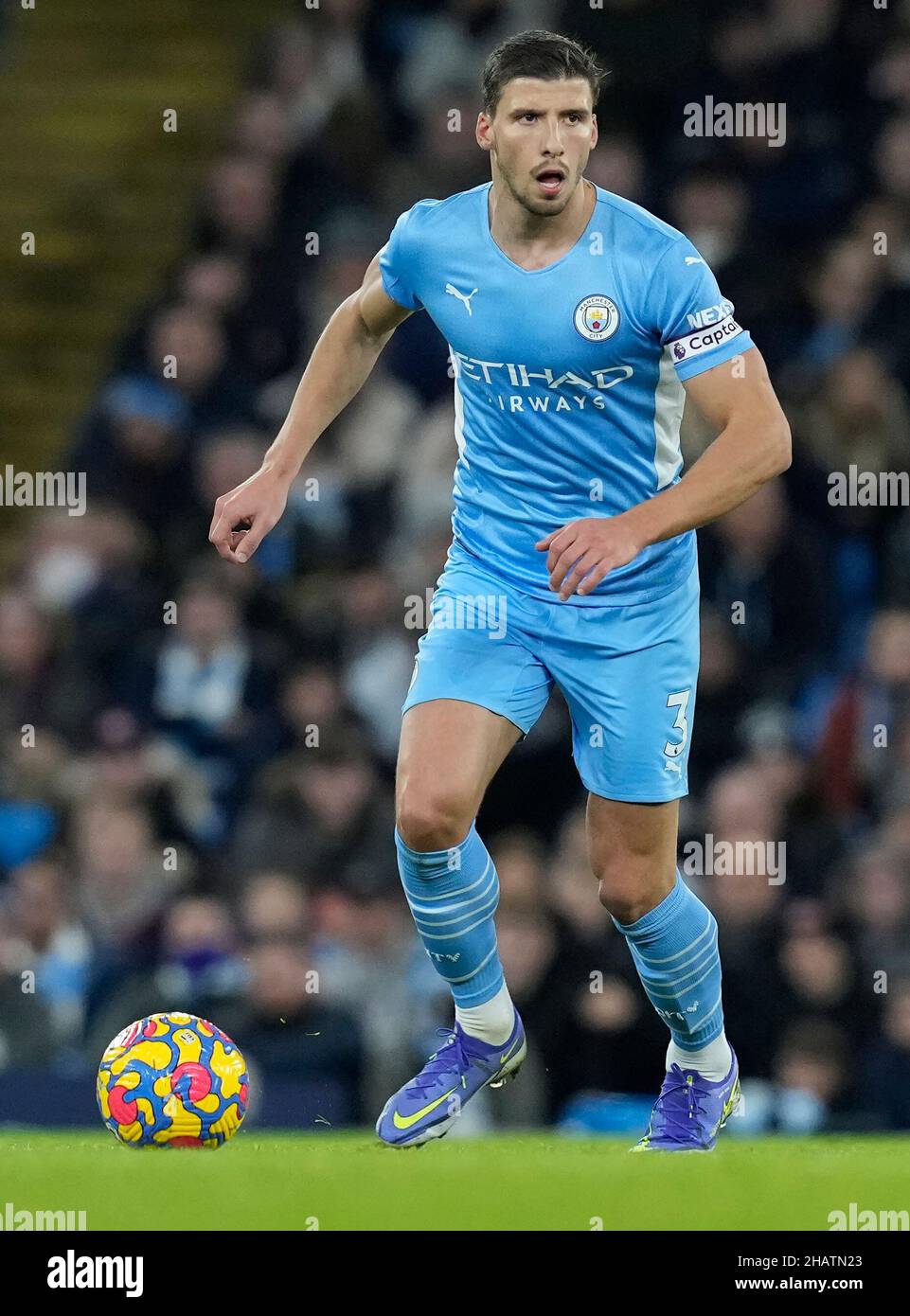 Manchester, England, 14th December 2021. Ruben Dias of Manchester City ...