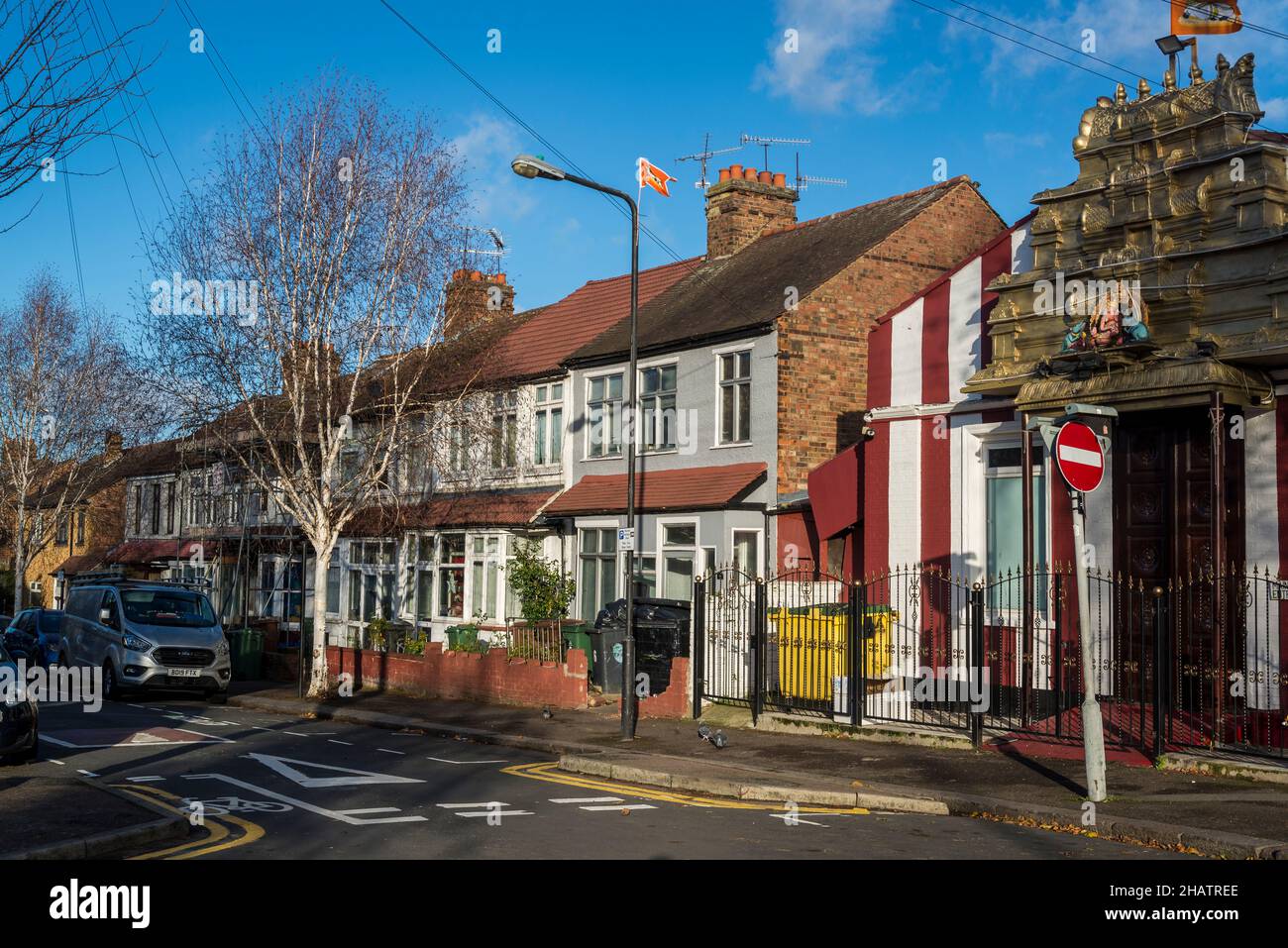 Residential street, Walthamstow, London, England, UK Stock Photo Alamy
