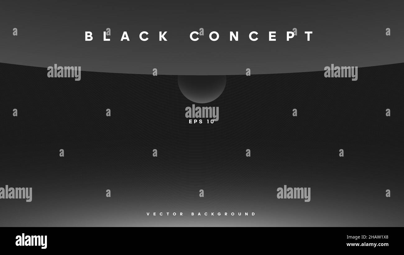 Minimalist black background with a heavenly body and light glow. Dark  wallpaper design for banner, science or art exhibition, poster, placard  Stock Vector Image \u0026 Art - Alamy, image size:1300x821