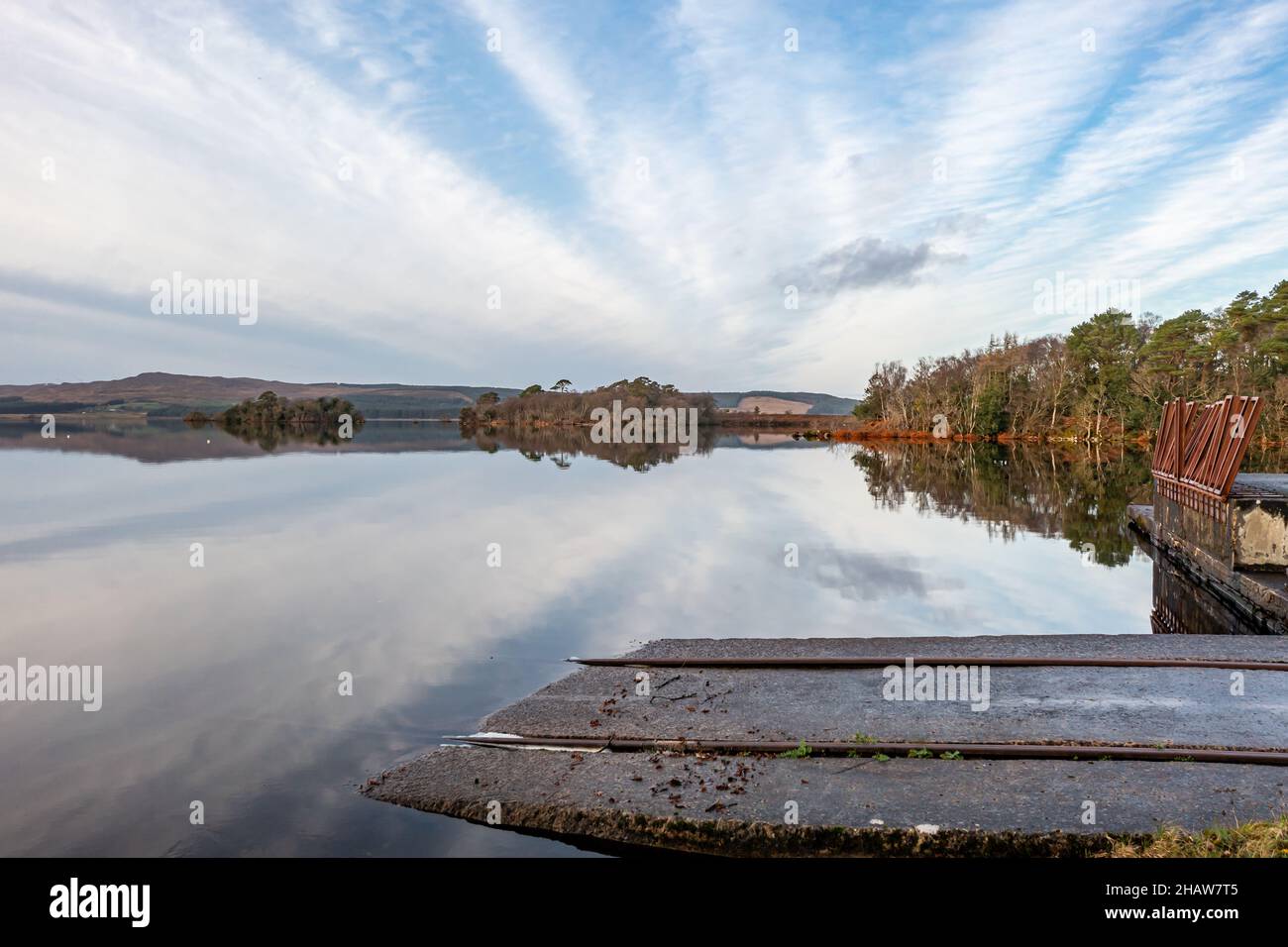 The beautiful Lough Derg in County Donegal Ireland Stock Photo Alamy