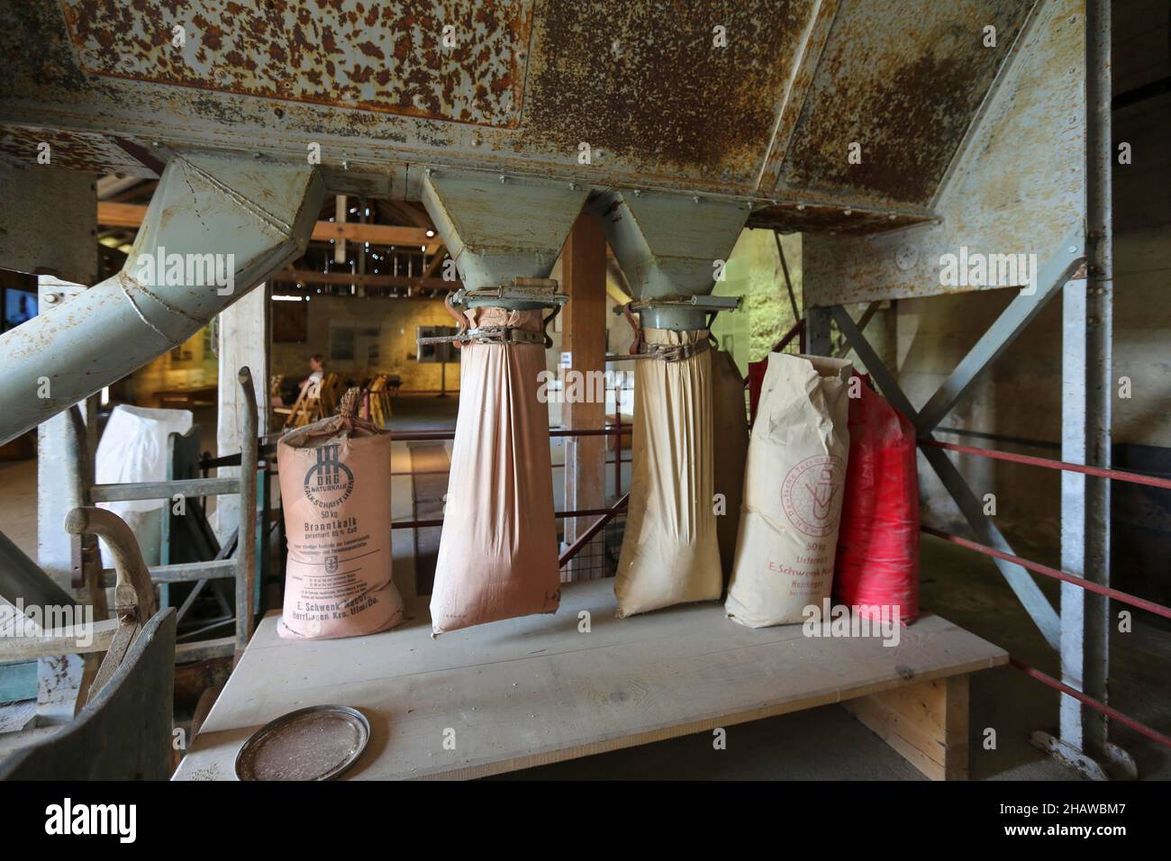 Lime Kiln Museum Untermarchtal, lime works with shaft kiln, technical cultural monument and