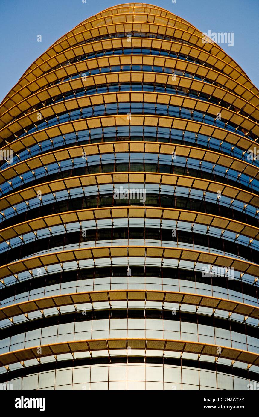 Hotel Yyldyz, monumental architecture, Ashgabat, Turkmenistan, Ashgabat, Turkmenistan Stock Photo