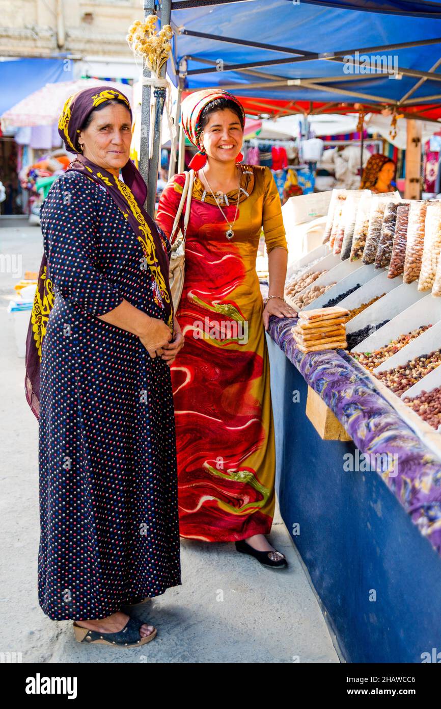 Market visitors, Mary, Turkmenistan, Mary, Turkmenistan Stock Photo