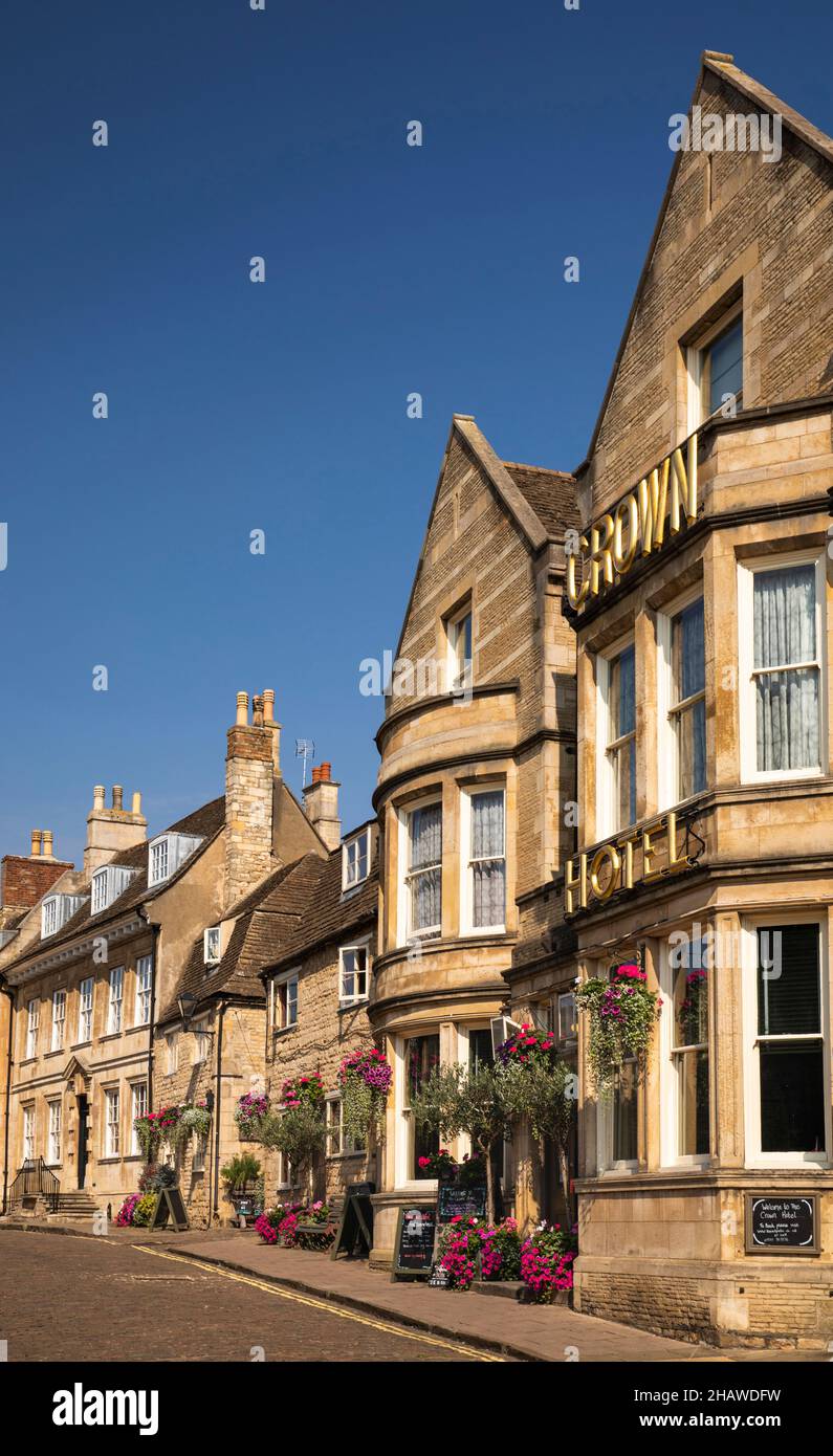UK, England, Lincolnshire Stamford, All Saints Place, Crown Hotel Stock Photo