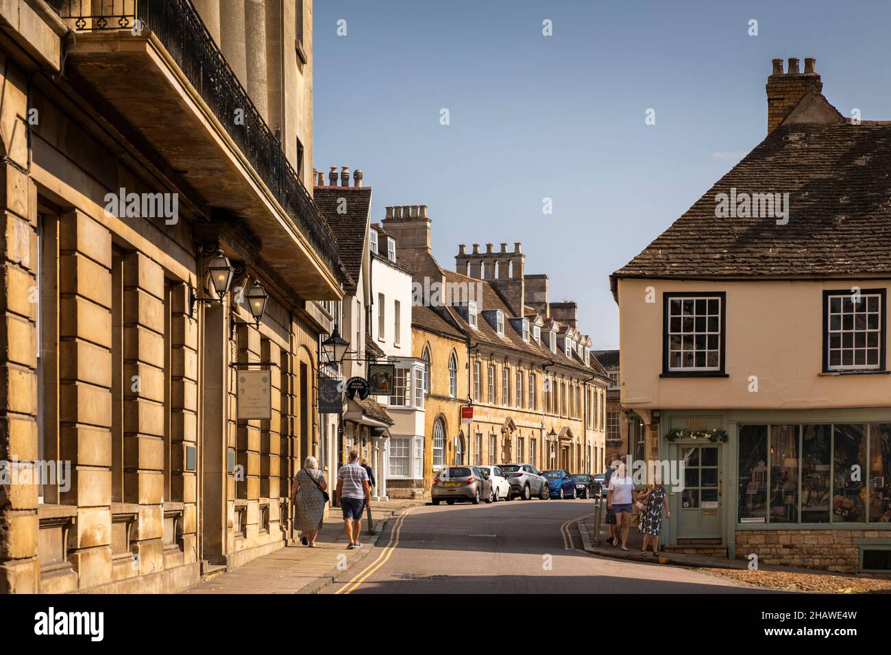 UK, England, Lincolnshire Stamford, St Mary’s Street Stock Photo