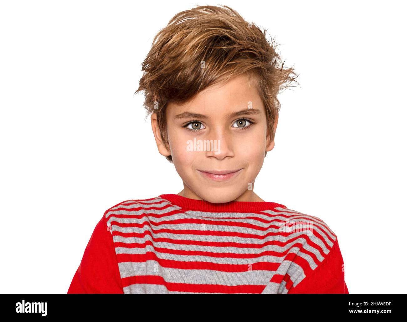 Small kid in front of a blackboard posing for Stock Photo. cute boy with bl...
