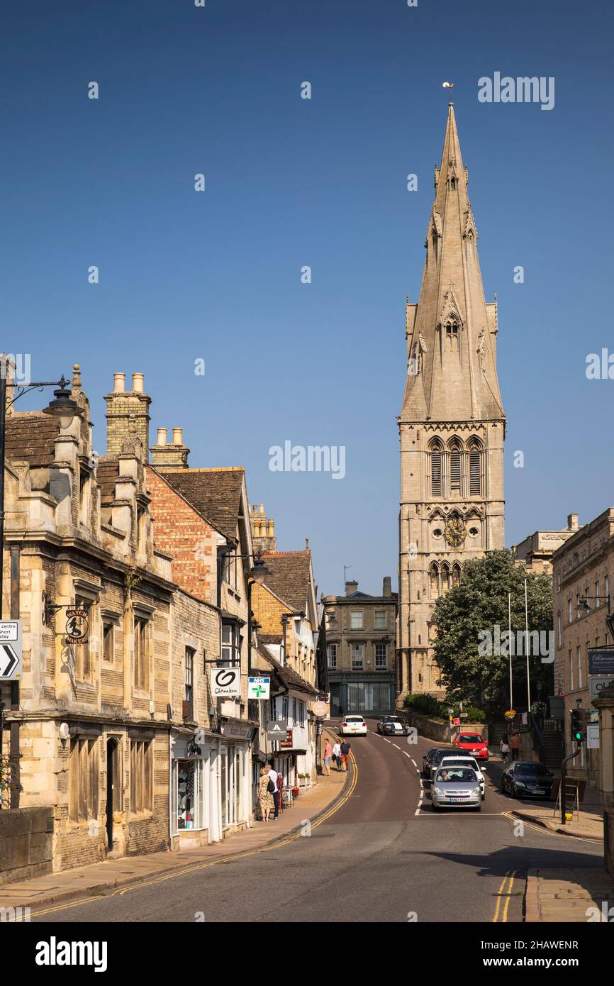 UK, England, Lincolnshire Stamford, St Mary’s Hill Stock Photo