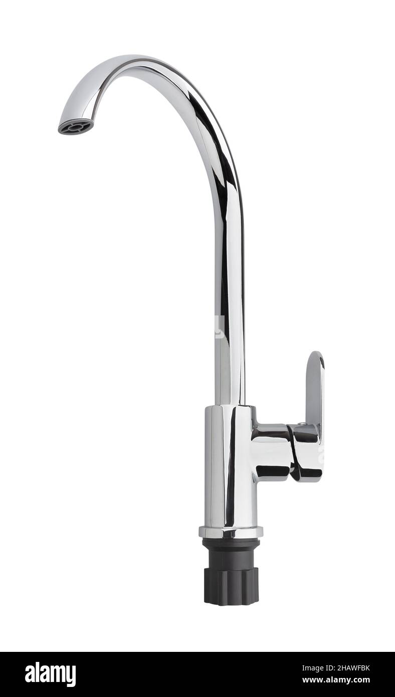 kitchen tap path isolated on white Stock Photo Alamy
