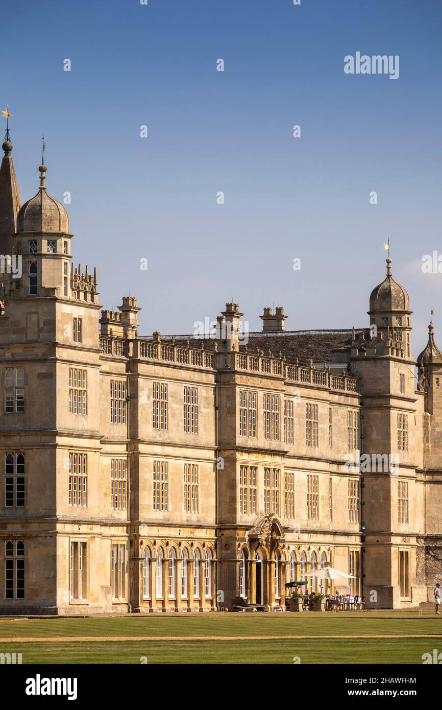 UK, England, Lincolnshire Stamford, Burghley House, built by William Cecil Stock Photo