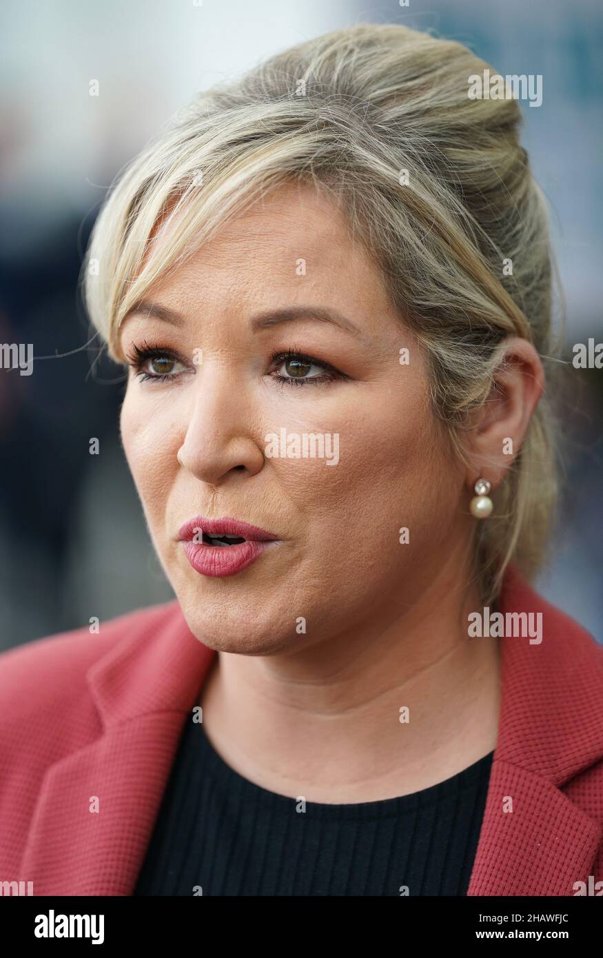 Northern Ireland Deputy First Minister Michelle O Neill Speaking To The northern-ireland-deputy-first-minister-michelle-o-neill-speaking-to-the