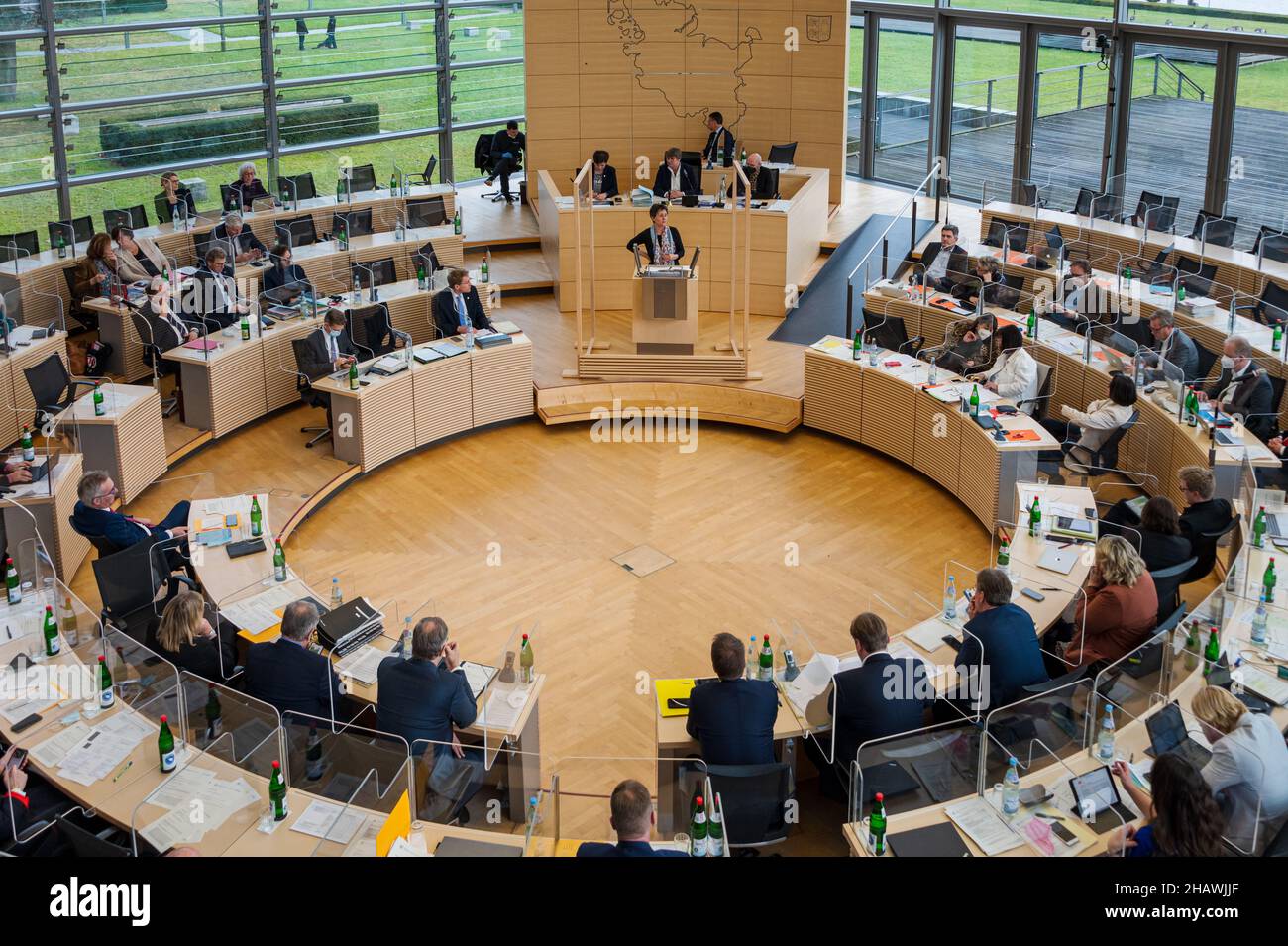 Sitzung des Schleswig-Holsteinischen Parlamentes im Landeshaus in Kiel Stock Photo