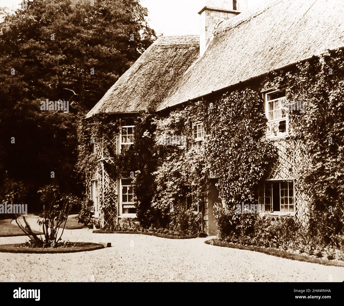 Aldwincle Rectory, John Dryden's birthplace, Victorian period Stock