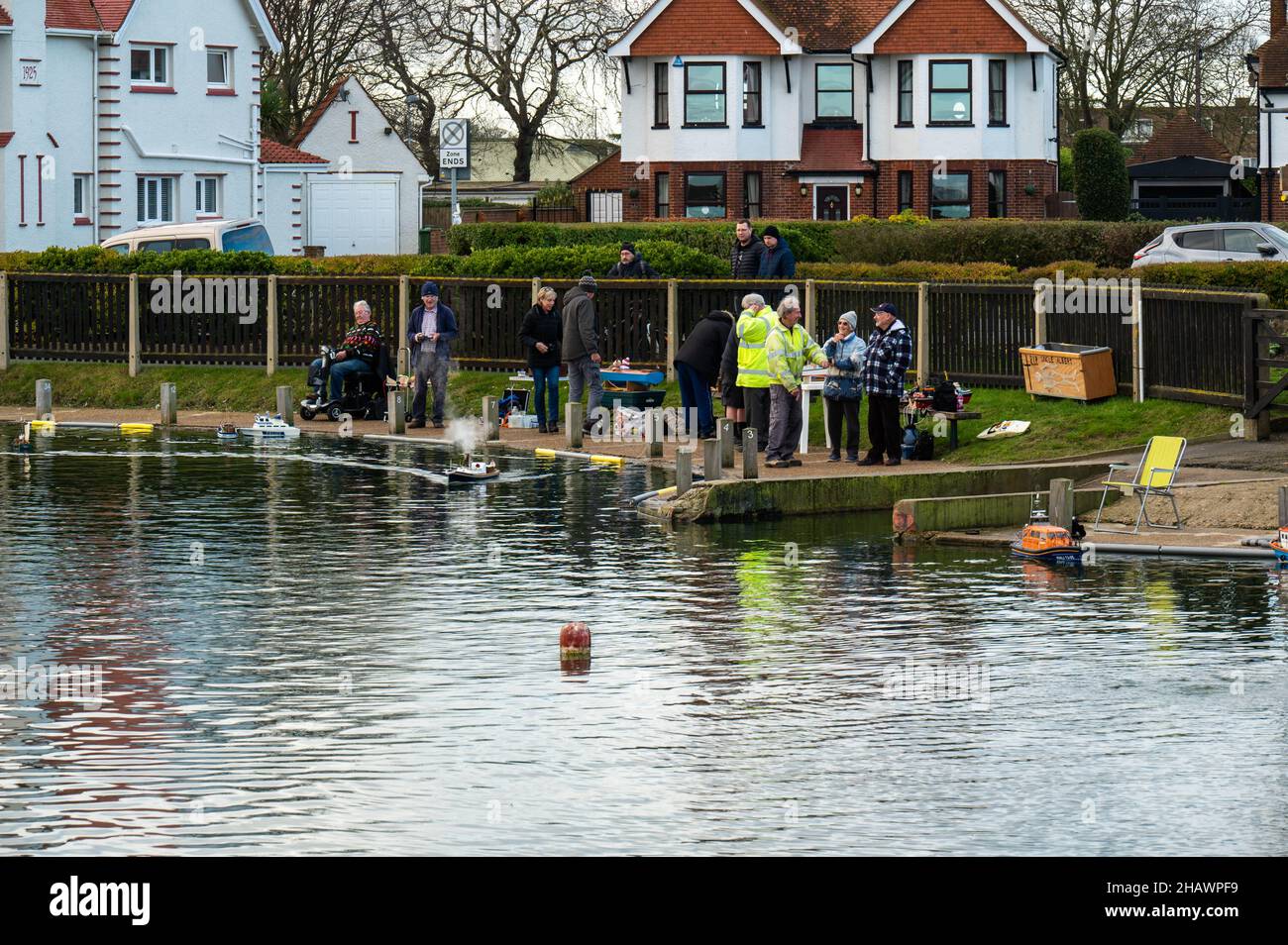 Great Yarmouth Model boat club on the waterways sailing the remote