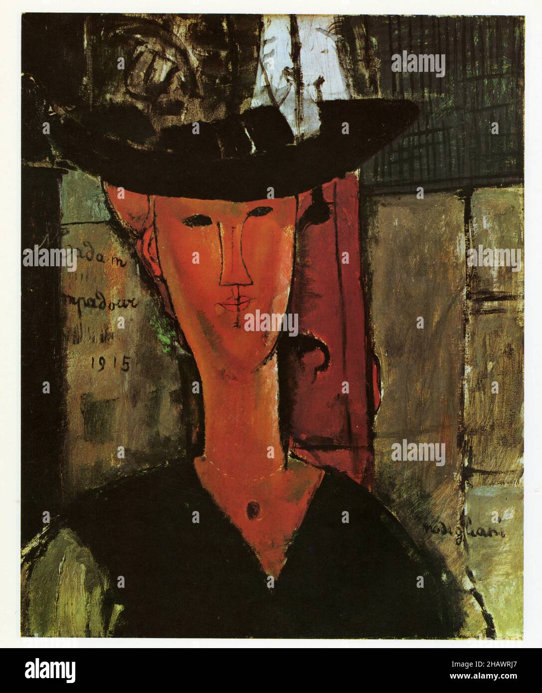 AMEDEO MODIGLIANI. Madam Pompadour Stock Photo - Alamy