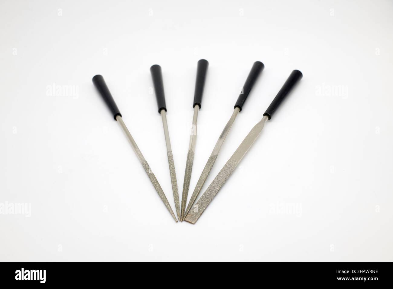 Imp Diamond File Jewellers Diamond impregnated files not cut out Stock Photo - Alamy