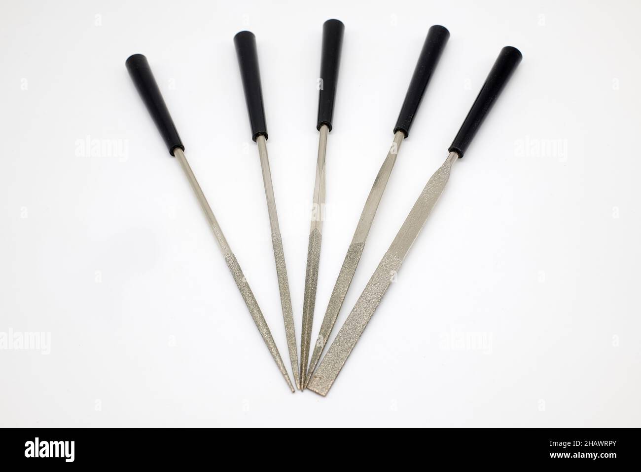 Imp Diamond File Jewellers Diamond impregnated files not cut out Stock Photo - Alamy