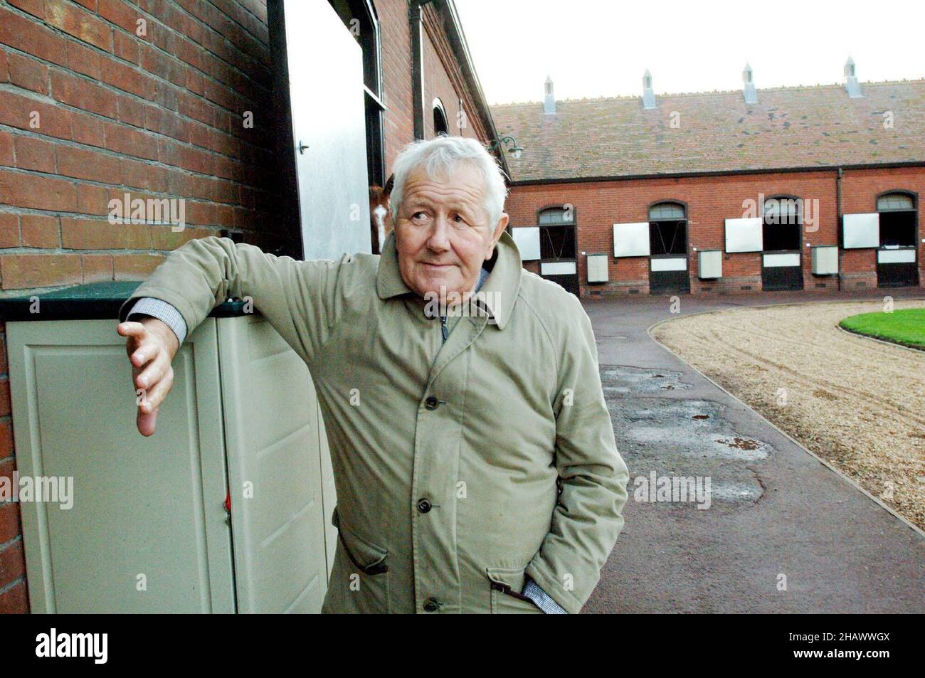 File photo dated 13-11-2006 of David Elsworth, trainer of the great Desert Orchid, has announced his retirement after a near 50-year career. Issue date: Wednesday December 15, 2021. Stock Photo