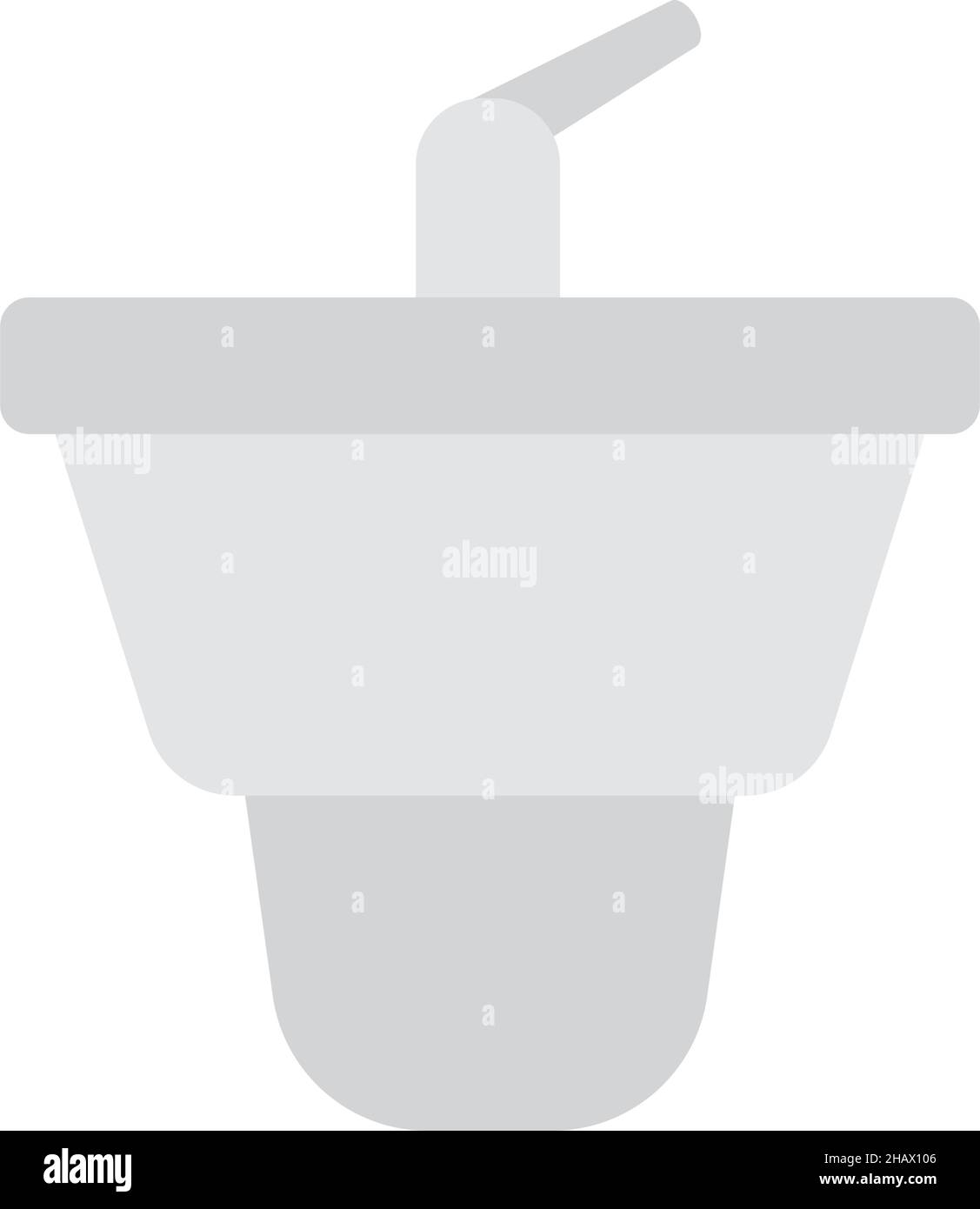 Bidet Icon. Flat Color Design. Vector Illustration. Stock Vector