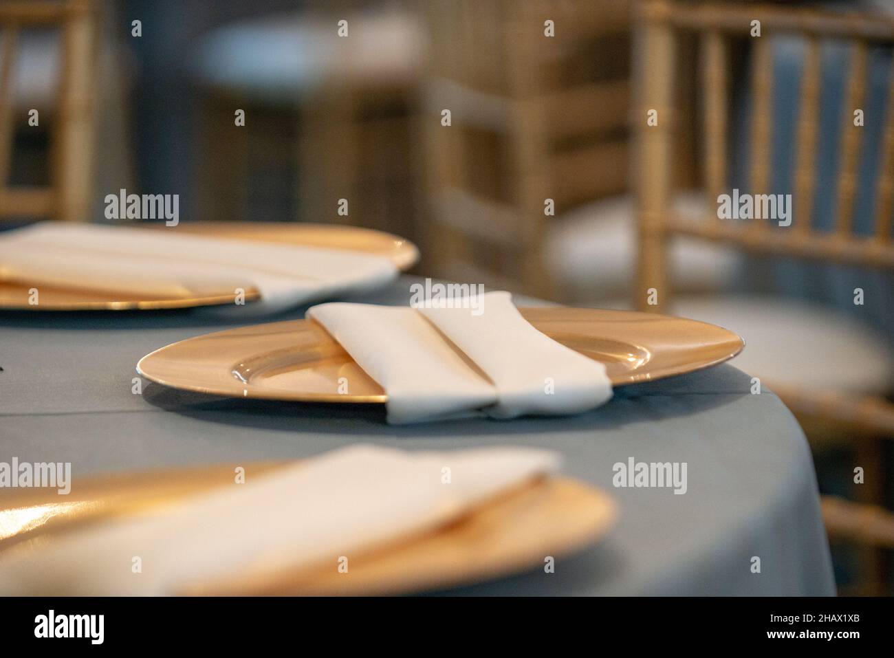 Gold napkins hires stock photography and images Alamy