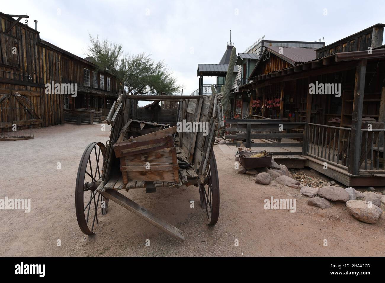 Arizona Ghost Town Stock Photo Alamy