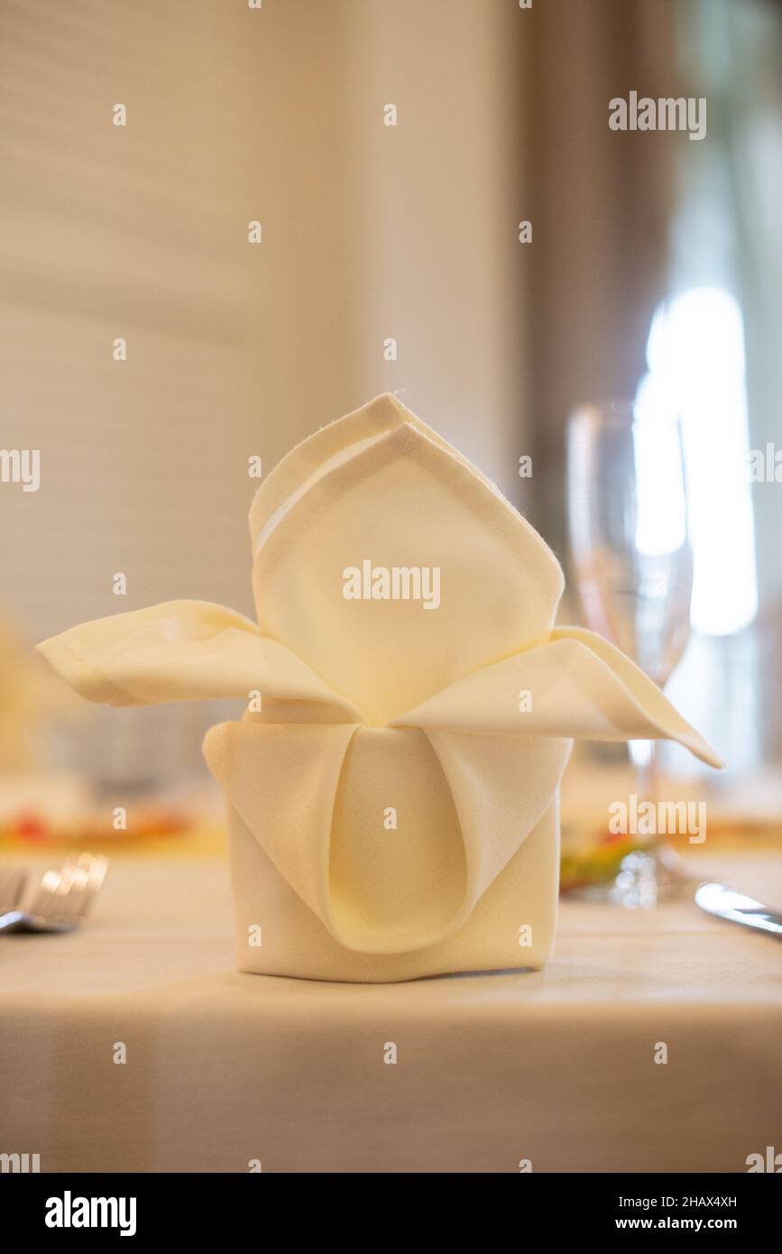 Close up formal dinner table hi-res stock photography and images - Alamy