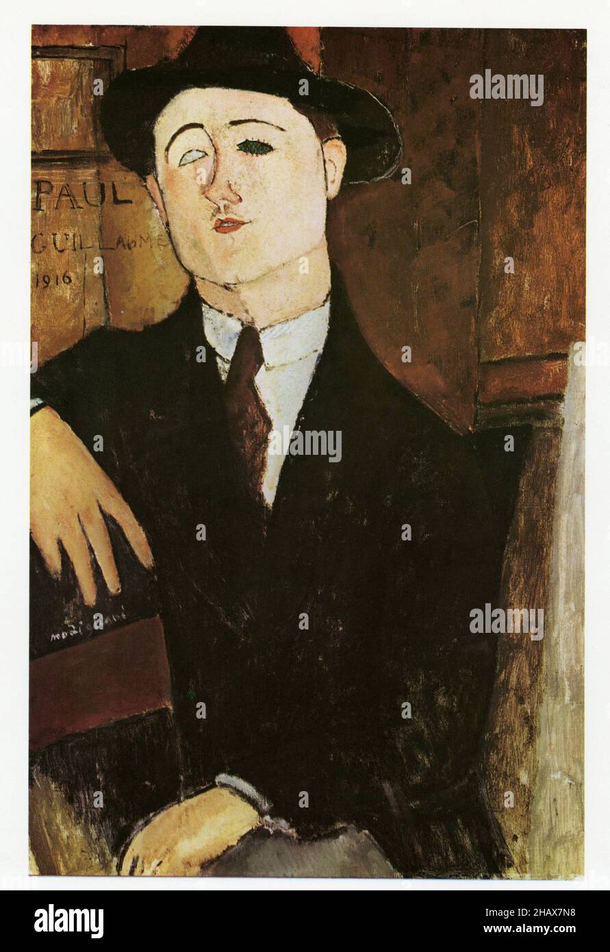 AMEDEO MODIGLIANI. Portrait de Paul Guillaume Stock Photo Alamy