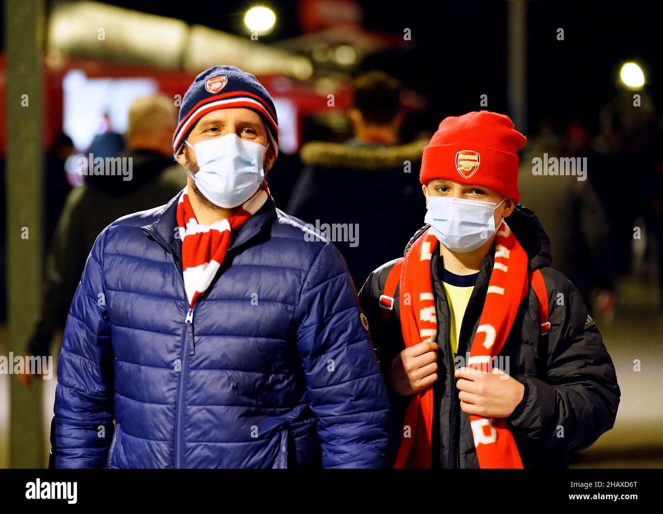 Arsenal Fans Arrive Stadium Ahead Premier League Match Emirates Stadium ...