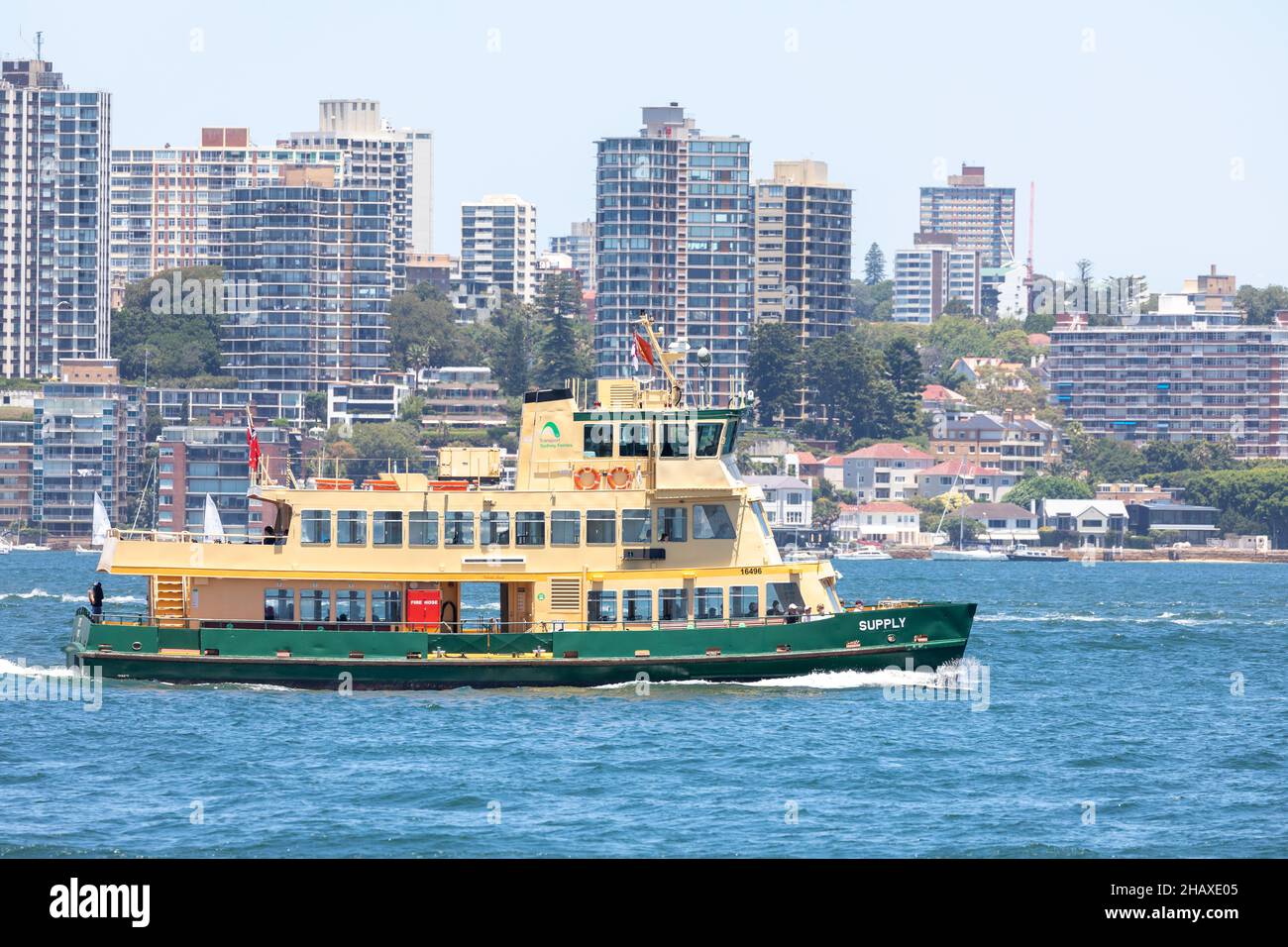 Sydney Ferry The Mv Supply A First Fleet Class Ferry On Sydney Harbour