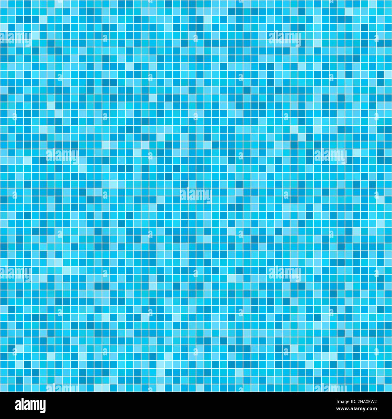 Abstract 3d render background of swimming pool tiles. Square design ...
