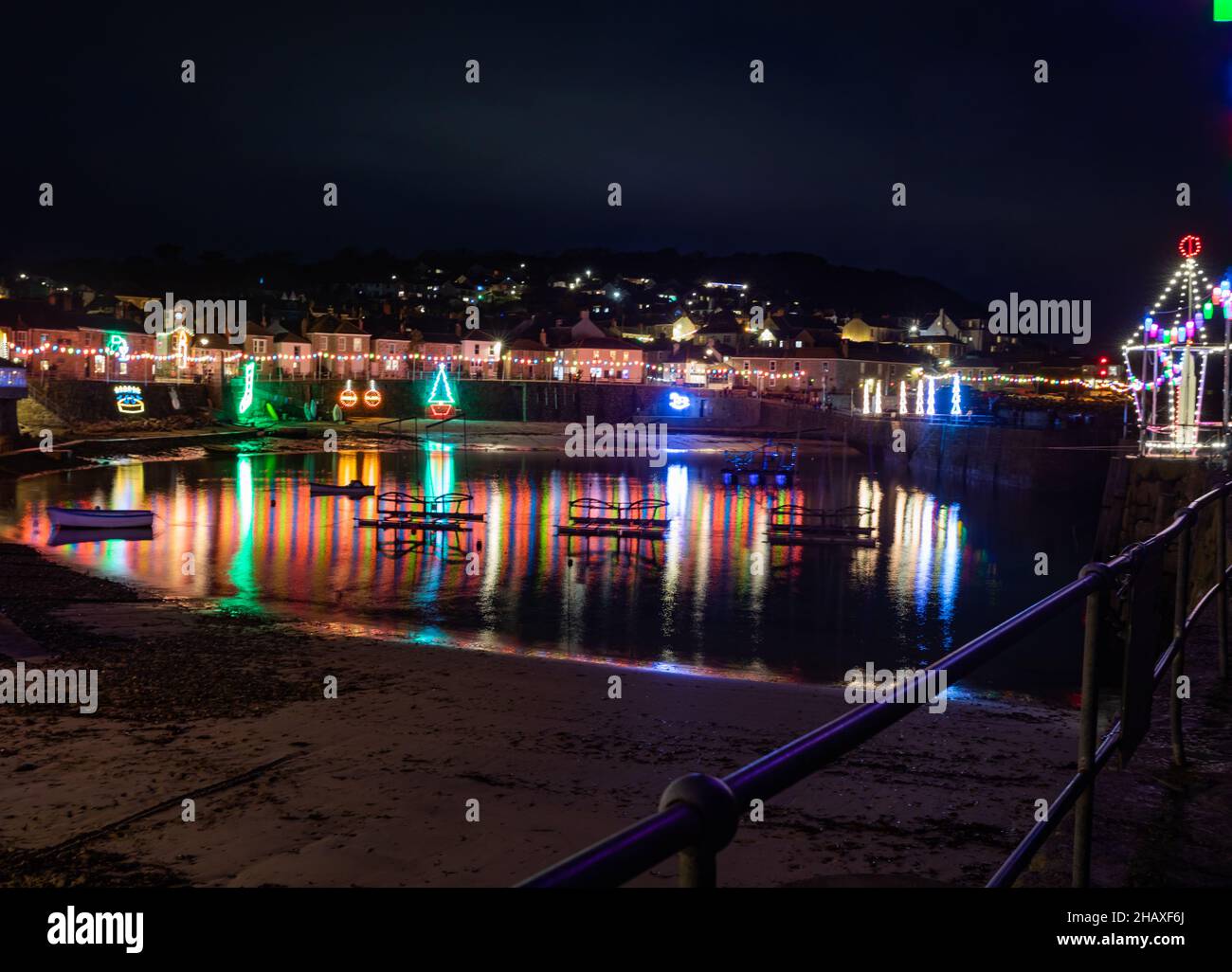 Mousehole,Cornwall,15th December 2021,People visit Mousehole to view